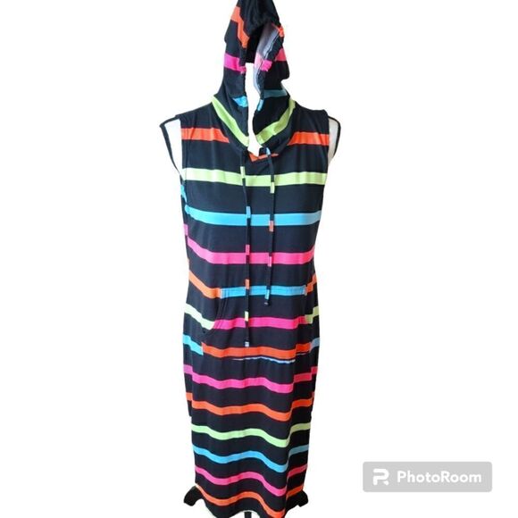 Bobbie Brooks Multi Colored Beach Cover Up Style Dress. Size M. - Picture 1 of 7